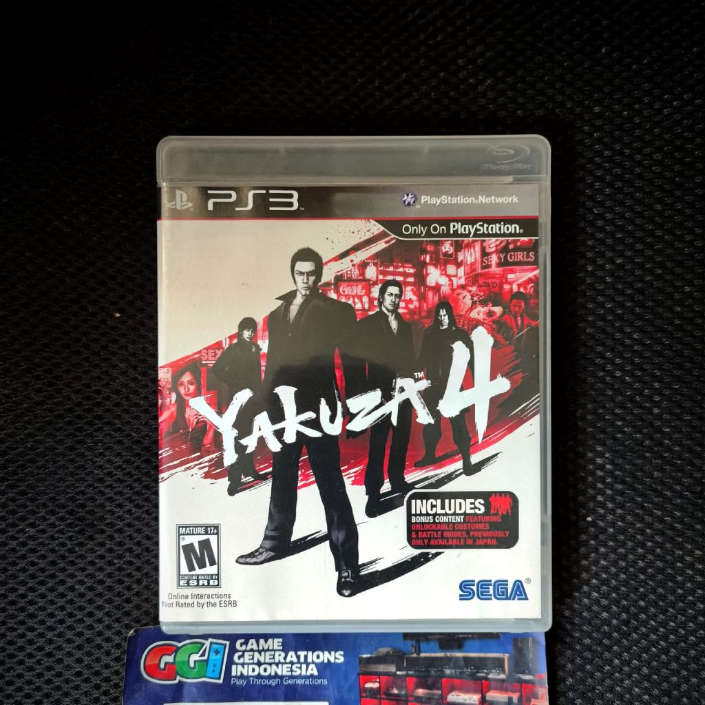 YAKUZA 4 PS3 PlayStation Original Game Rare