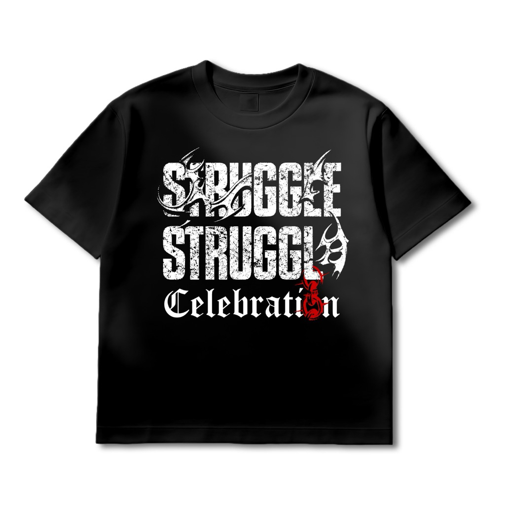 Struggle.Merch - Tshirt Kaos Pria / Wanita V-II Enjoy Struggle