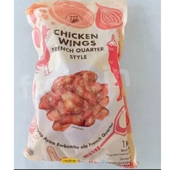 Chicken Wings 777 ala pizza hut 1kg new Orleans Premium - Frozen Food Murah
