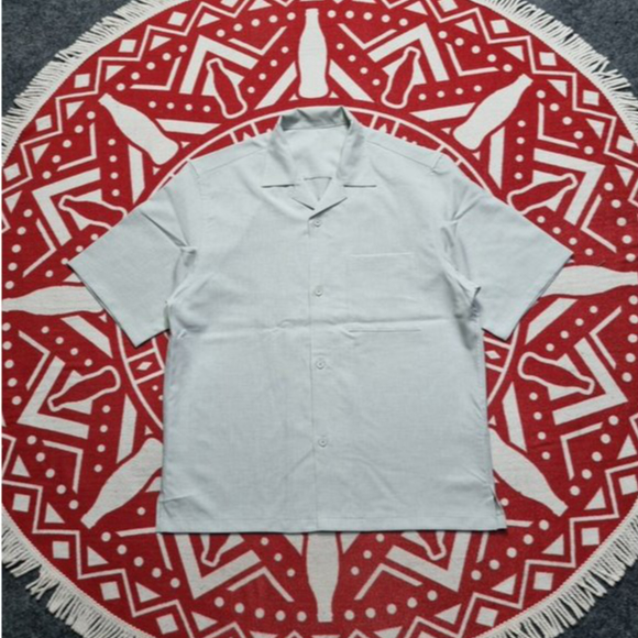 Open Collar Shirt Uniqlo GU lengan pendek