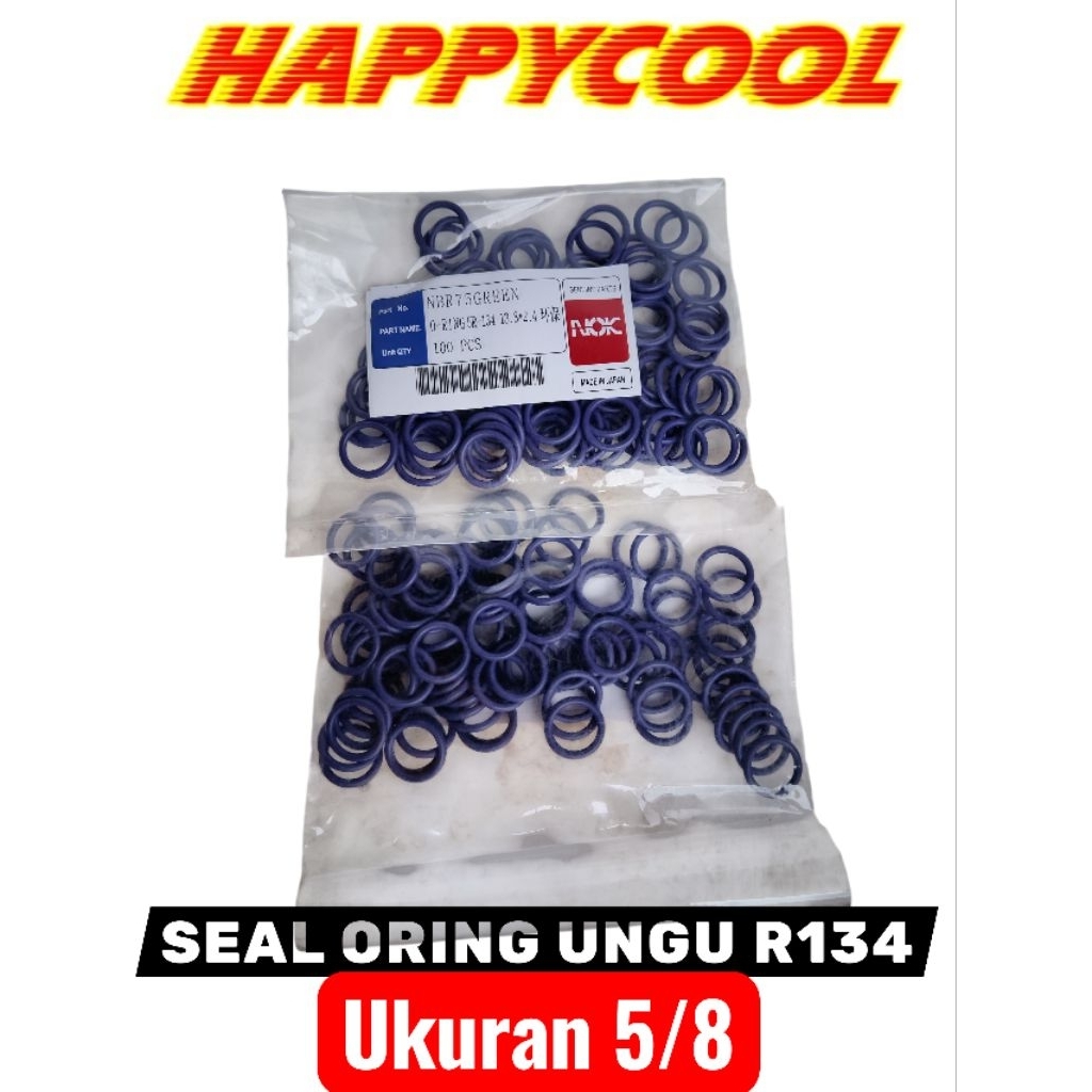 Seal Sil Oring Ungu R134 AC Mobil ukuran 5/8