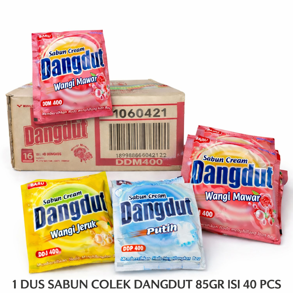 1 DUS isi 40 PCS Sabun Colek DANGDUT 85gr - Sabun Colek DANGDUT Murah Eceran 1.000