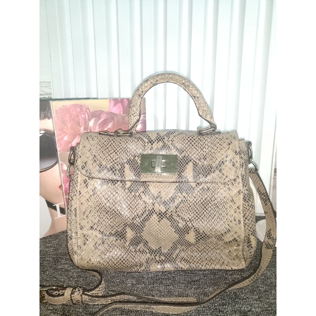 TAS K*TE SPADE SNAKE SKIN