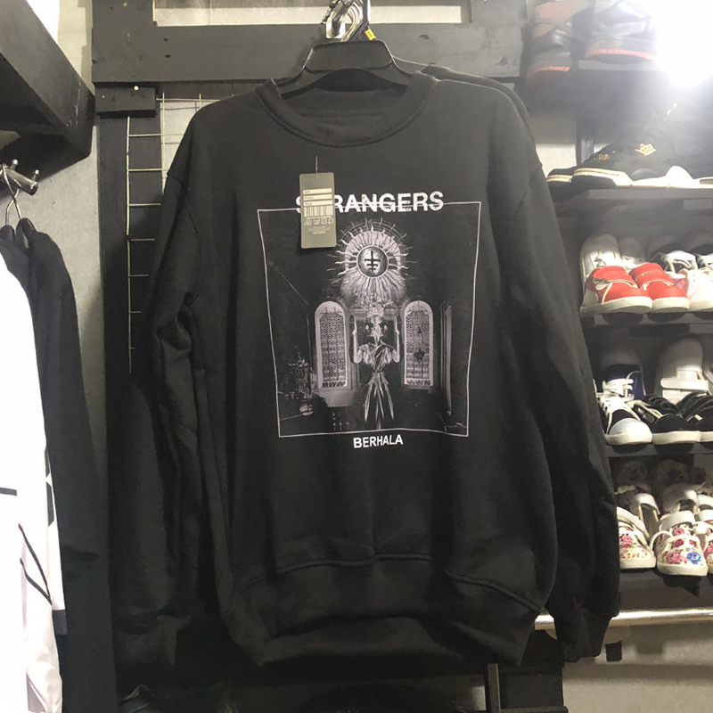 Crewneck STRANGERS Berhala Sweatshirt Bahan Katun