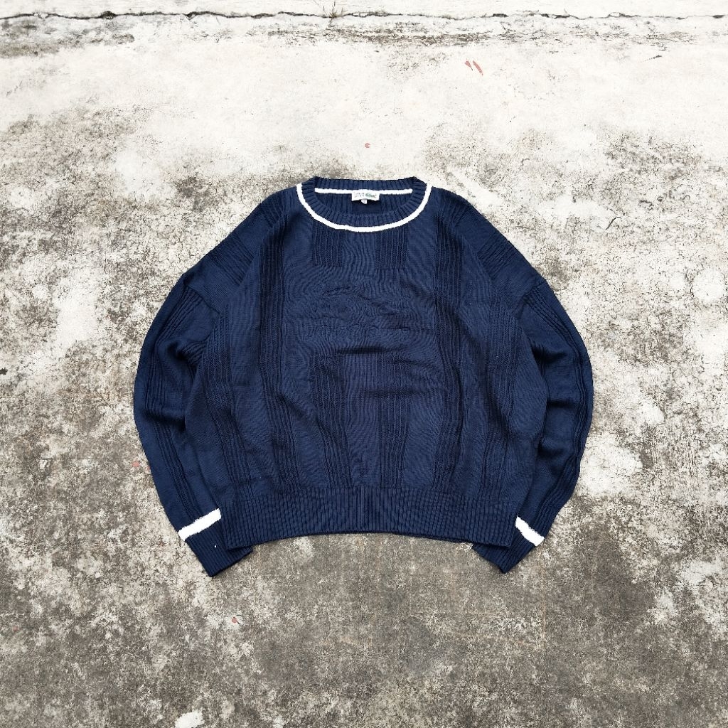 Knitwear Lacoste Big Logo Navy on Navy