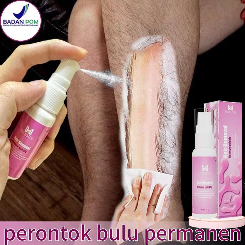 Perontok bulu permanen asli penghilang bulu miss v bpom hair removal cream miss v 20ml depilatory