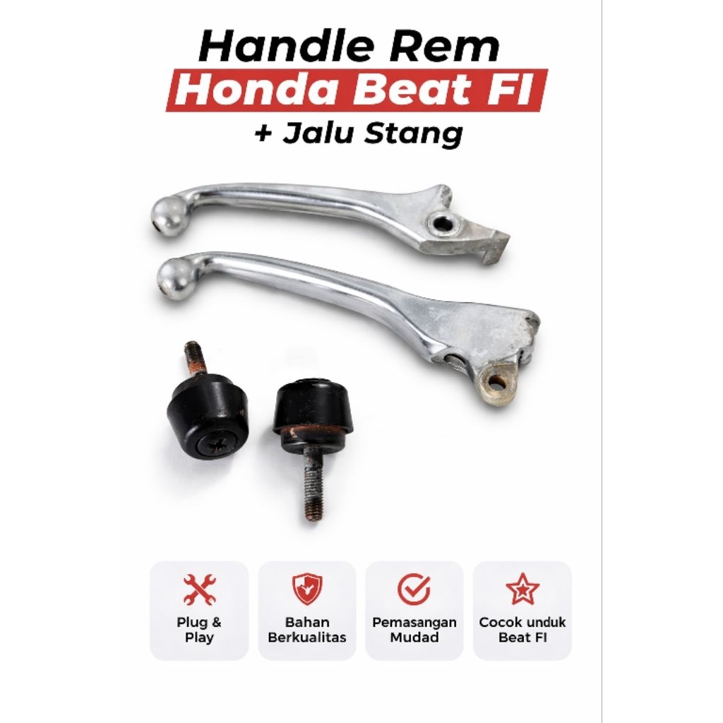 Handle Rem Honda Beat FI + Jalu Stang Ori Copotan