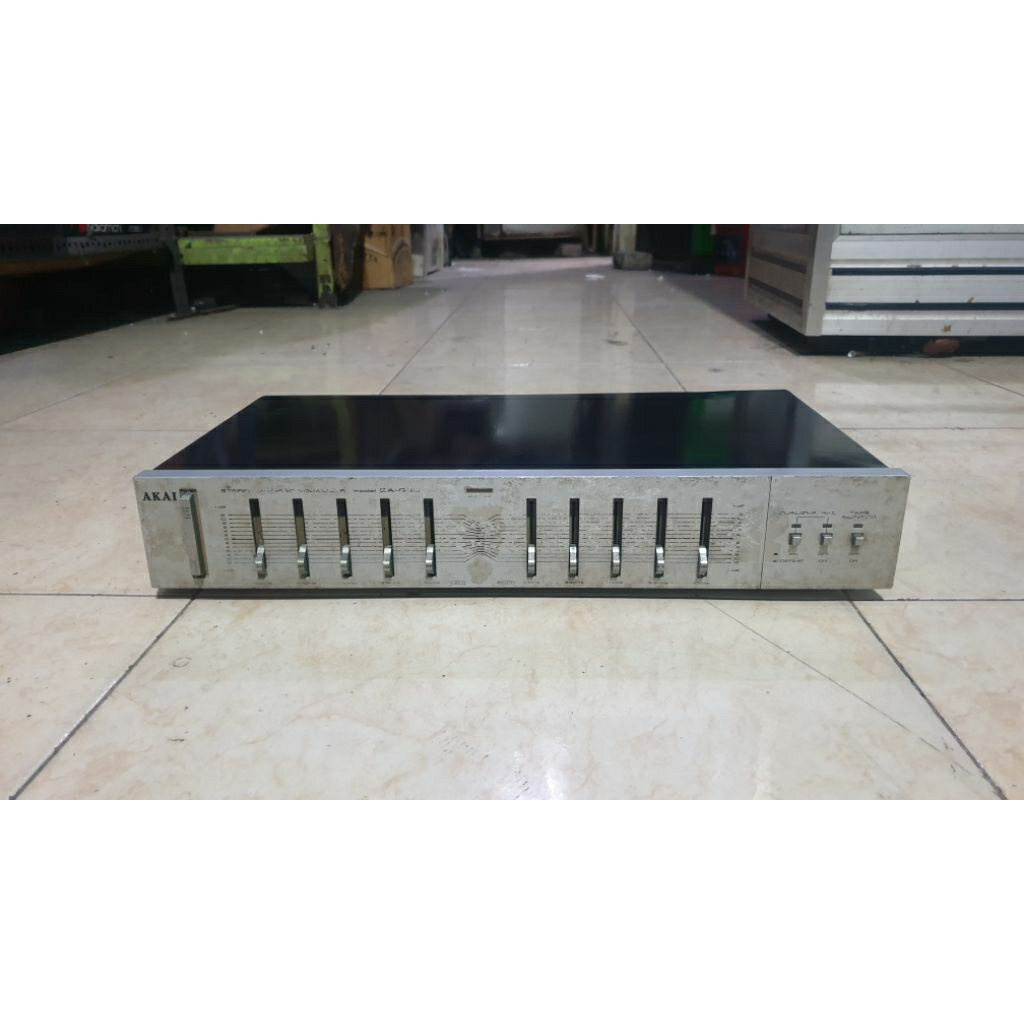 equalizer vintage made in japan akai ea-g30 second bekas normal siap pakai sudah di tes