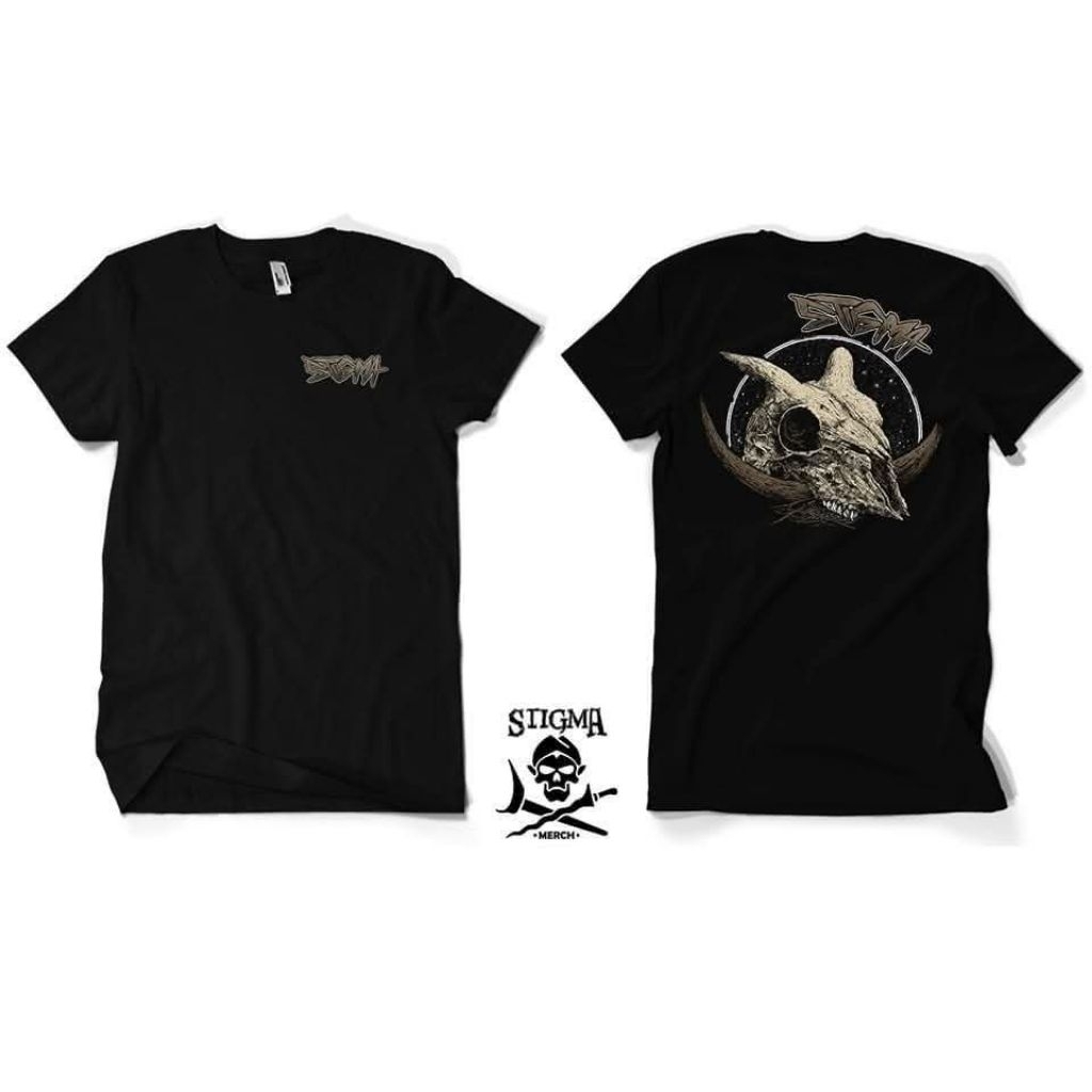 Baju kaos distro T-shirt original STIGMA MERCH pria wanita dewasa lengan pendek bahan cotton combed 