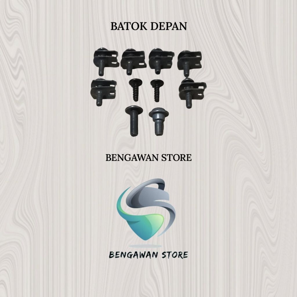 Baut Fullset Cover Bodi Body Batok Depan Honda Blade Karbu Karburator Old / Lama 110