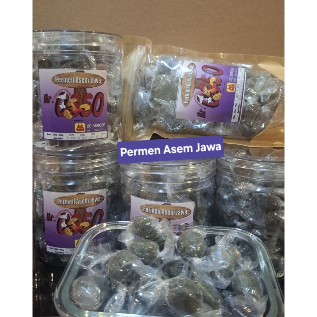 permen asem jawa toples  600ml