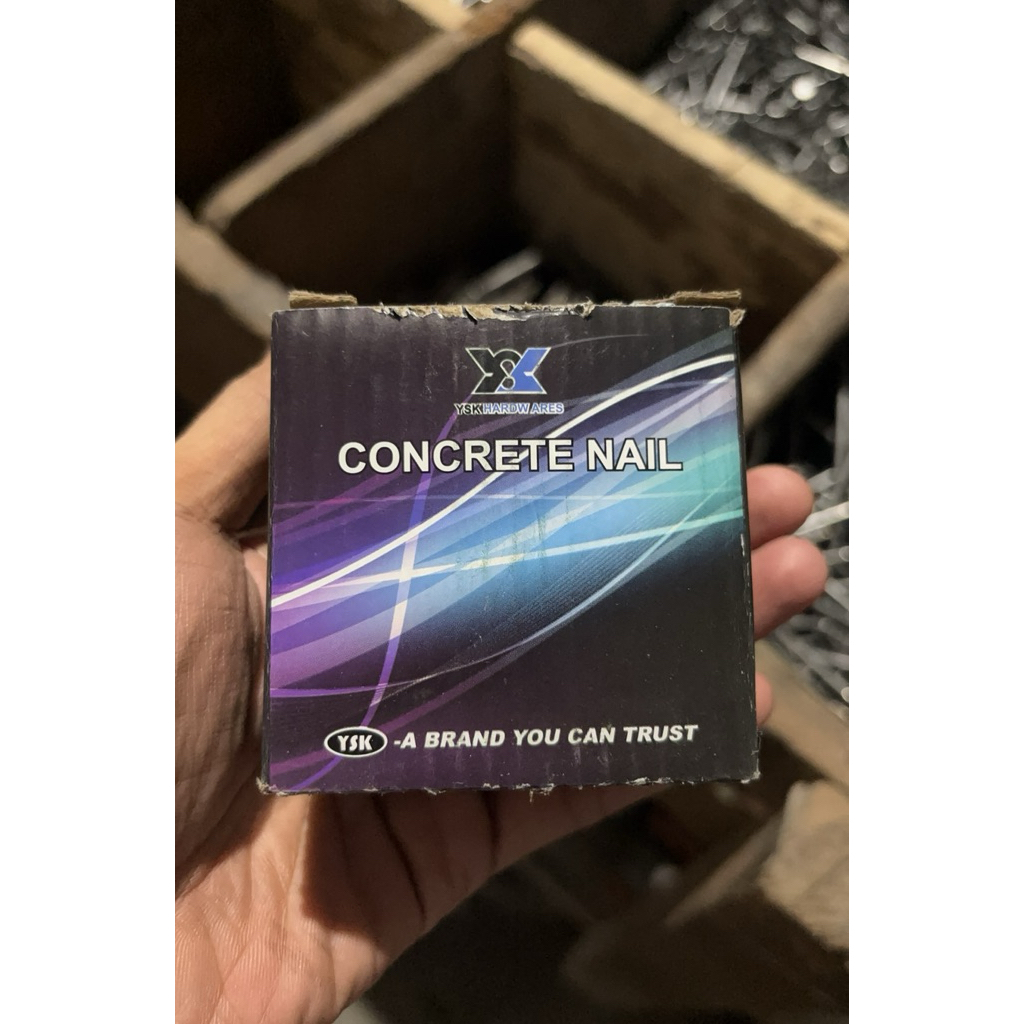 Paku Beton Per Kotak / Ukuran 1" - 5" / Paku Cor Dos Kecil