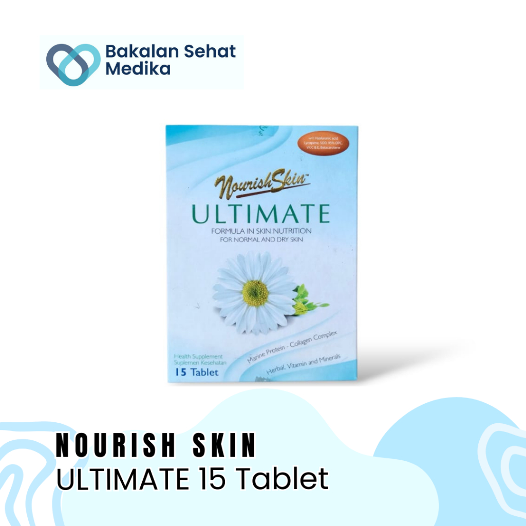 BSM (ECER) NOURISH SKIN ULTIMATE 1 Tablet untuk Kulit Kencang dan Cerah