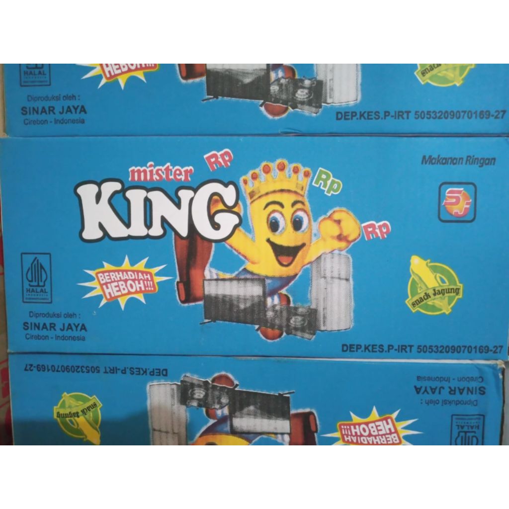 Snack Jagung Mister King Chiki Berhadiah 1 Dus