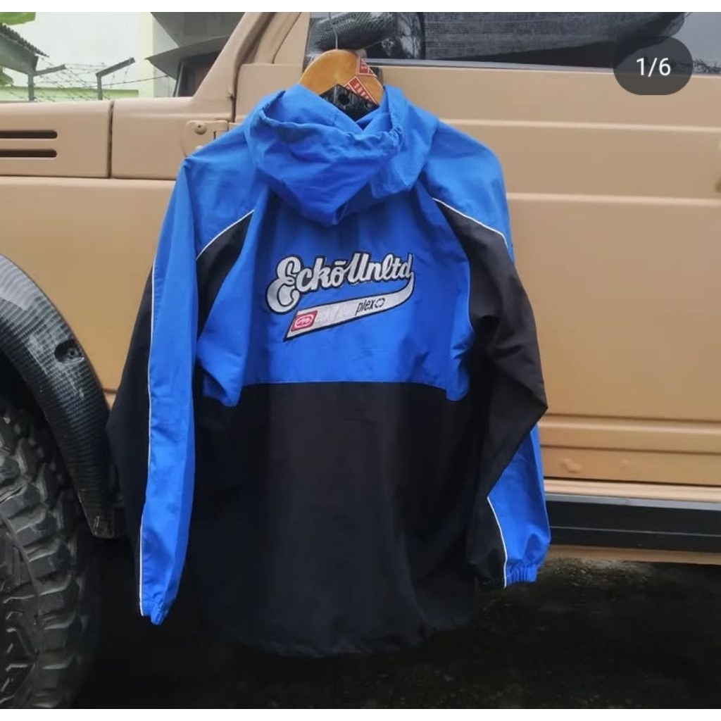 Jaket Hip Hop Ecko Unltd Hoodie Jacket Pria Modern Style Classic Indies