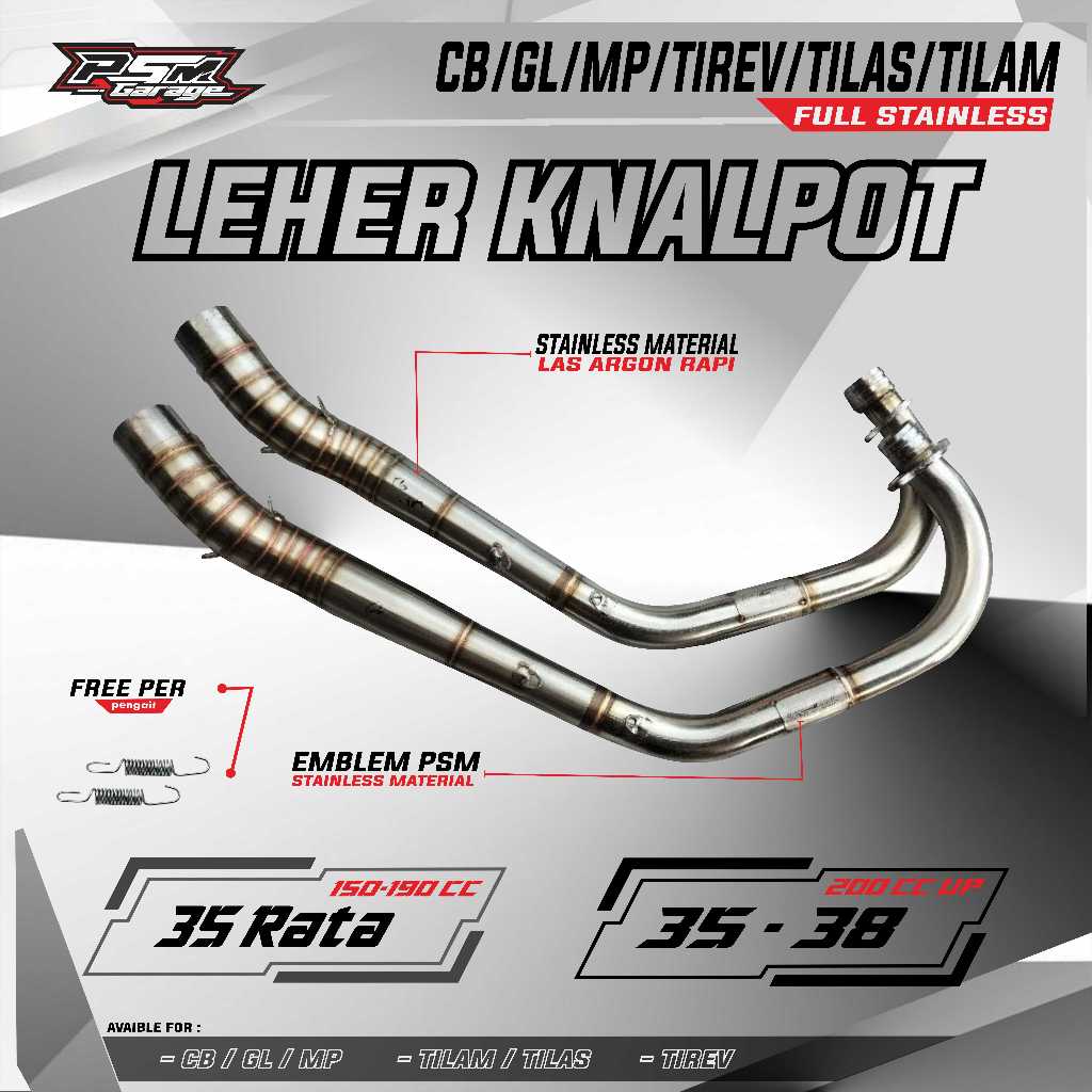 LEHERAN ONLY PSM PNP | CB GL MP TIGER | PSM GARAGE PARTS