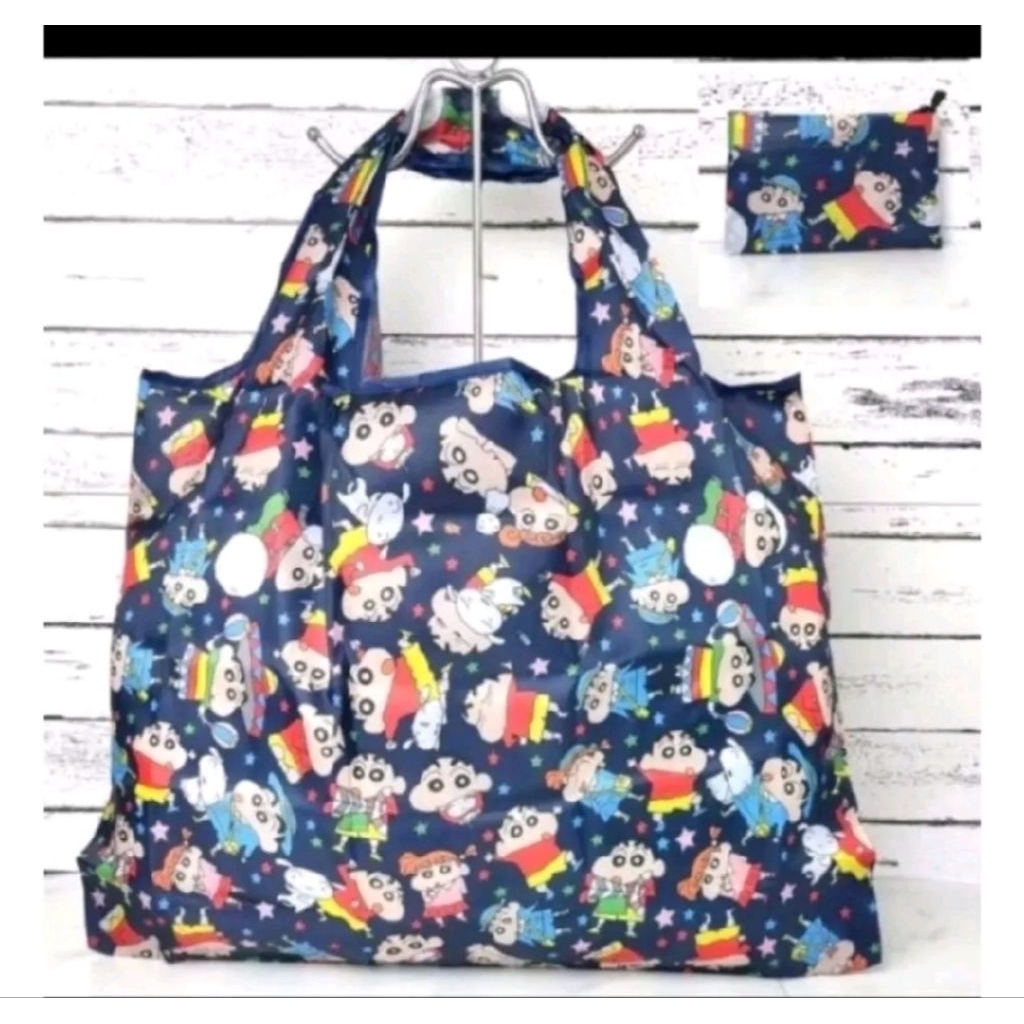Tote bag crayon shinchan tas wanita lipat karakter crayon shinchan tas belanja lipat crayon shinchan