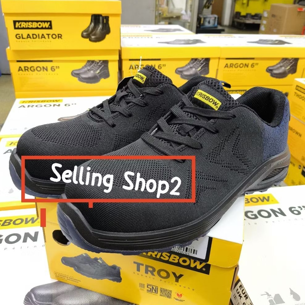 +Sepatu Safety Krisbow TROY || Safety Shoes Krisbow TROY|| Pengganti Sepatu Safety Krisbow ARES