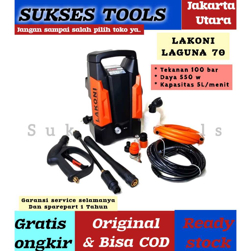 Laguna 70 XTRA Mesin Steam Lakoni Mesin Cuci Mobil Motor dan AC