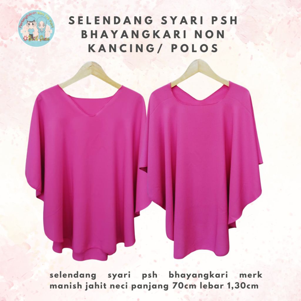 SELENDANG SYARI PSH BHAYANGKARI MODEL DEPAN LURUS