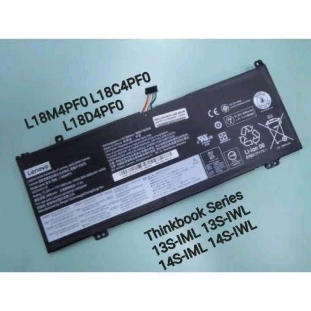 Baterai Lenovo Thinkbook 13S 13S-IML 13S-IWL 14S-IML 14S-IWL