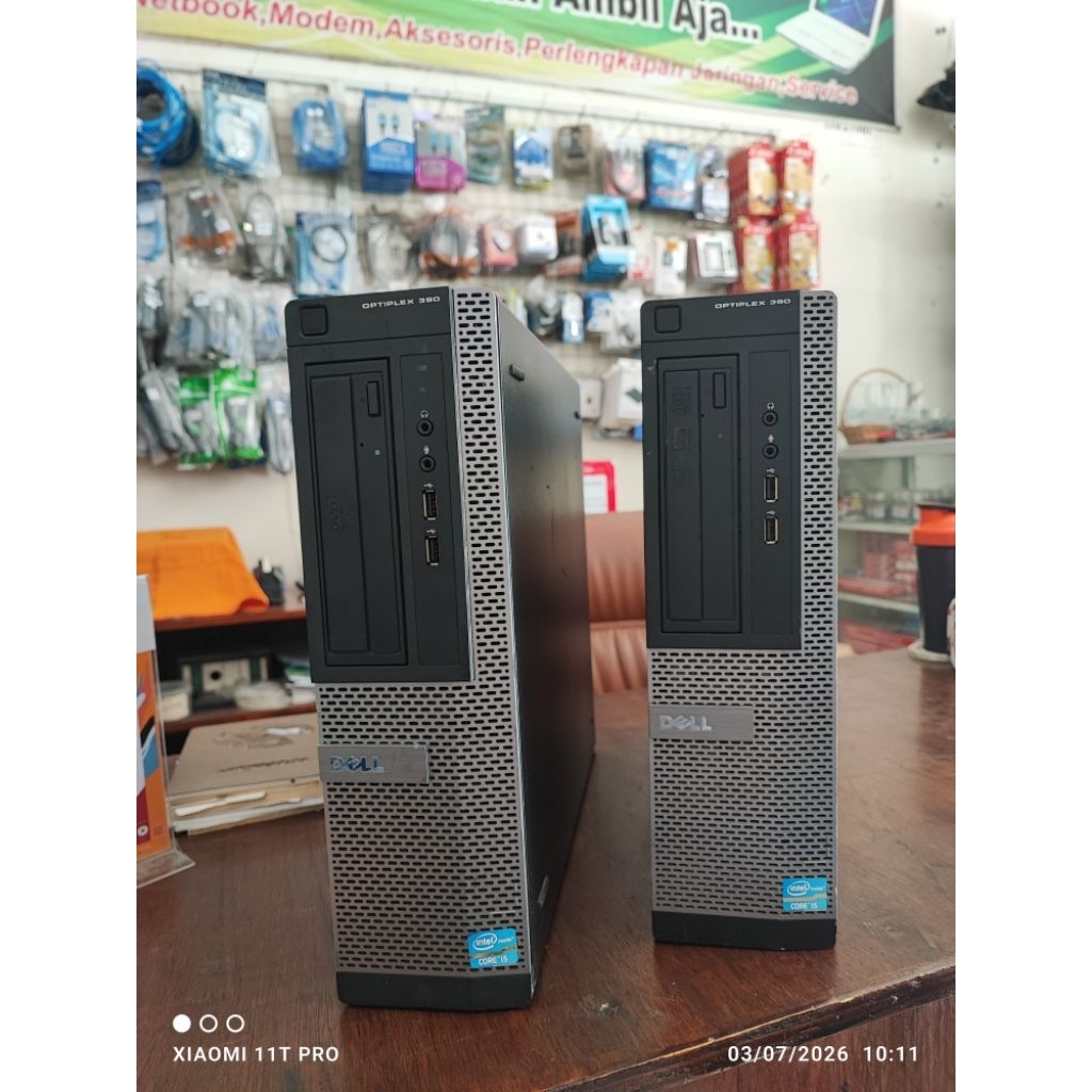 komputer dell optiplex 390 intel core i5 2400 builtup second mulus siap pakai