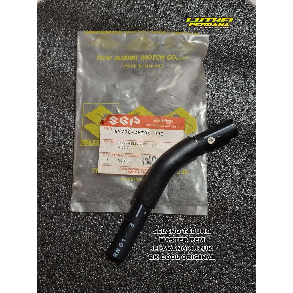 SELANG TABUNG MASTER REM BELAKANG SUZUKI RK COOL ORIGINAL