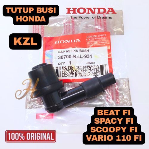 TUTUP BUSI HONDA KZL GARANSI BEAT FI SPACY FI SCOOPY FI VARIO 110 FI 100% ASLI ORIGINAL