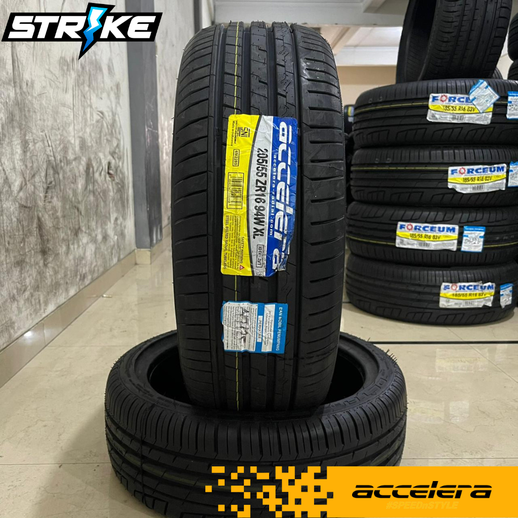 BAN MOBIL ACCELERA IOTA EVT RING 16 UKURAN 205/55 R16 BAN MOBIL TUBLES R 16 205 55