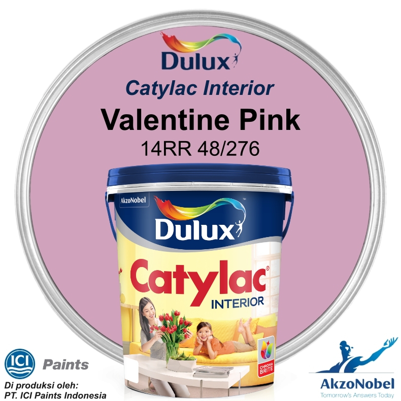 DULUX CATYLAC INTERIOR Valentine Pink 14RR 48/276 (5 KG)