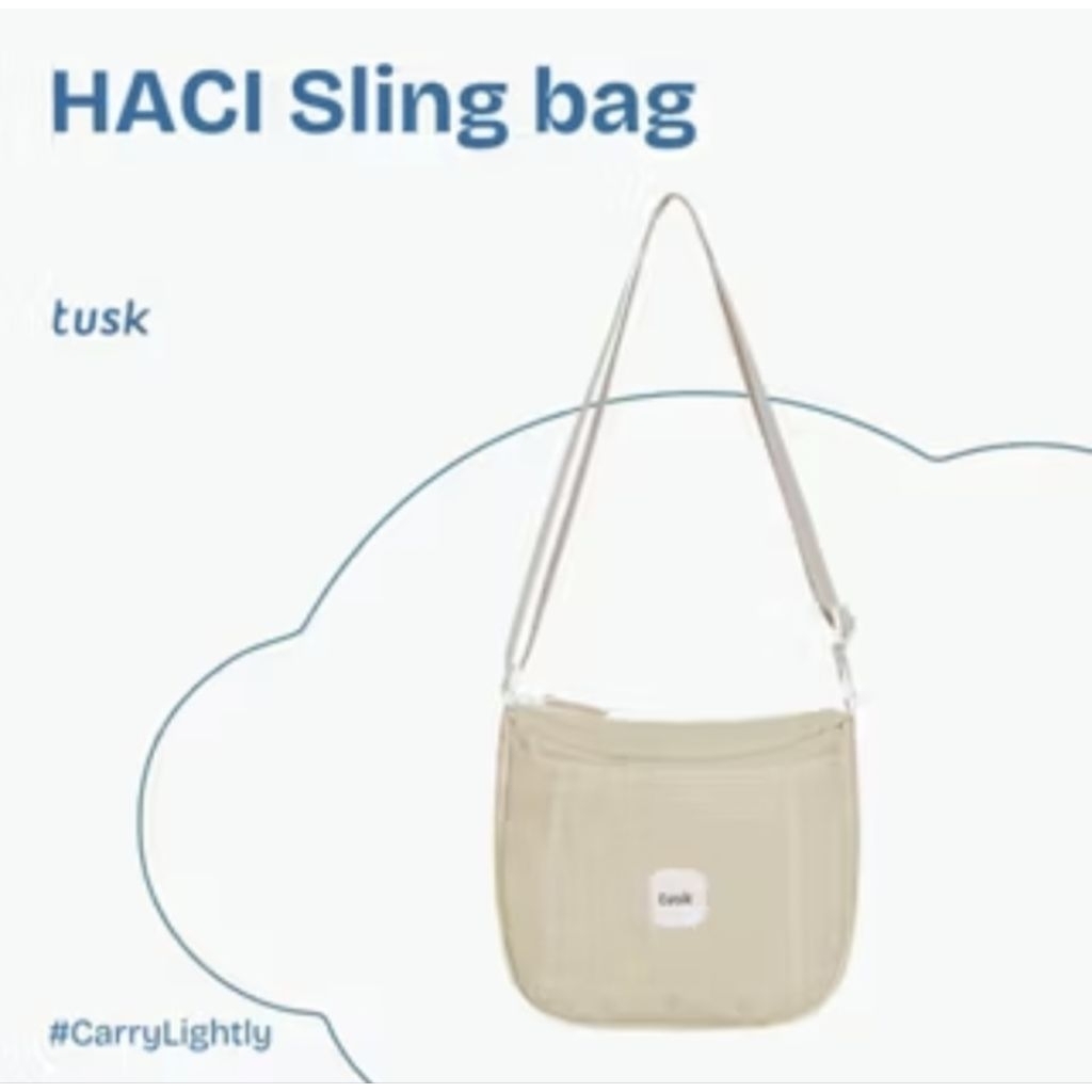 [Preloved] - Tas Selempang Wanita Pria Haci Sling Bag