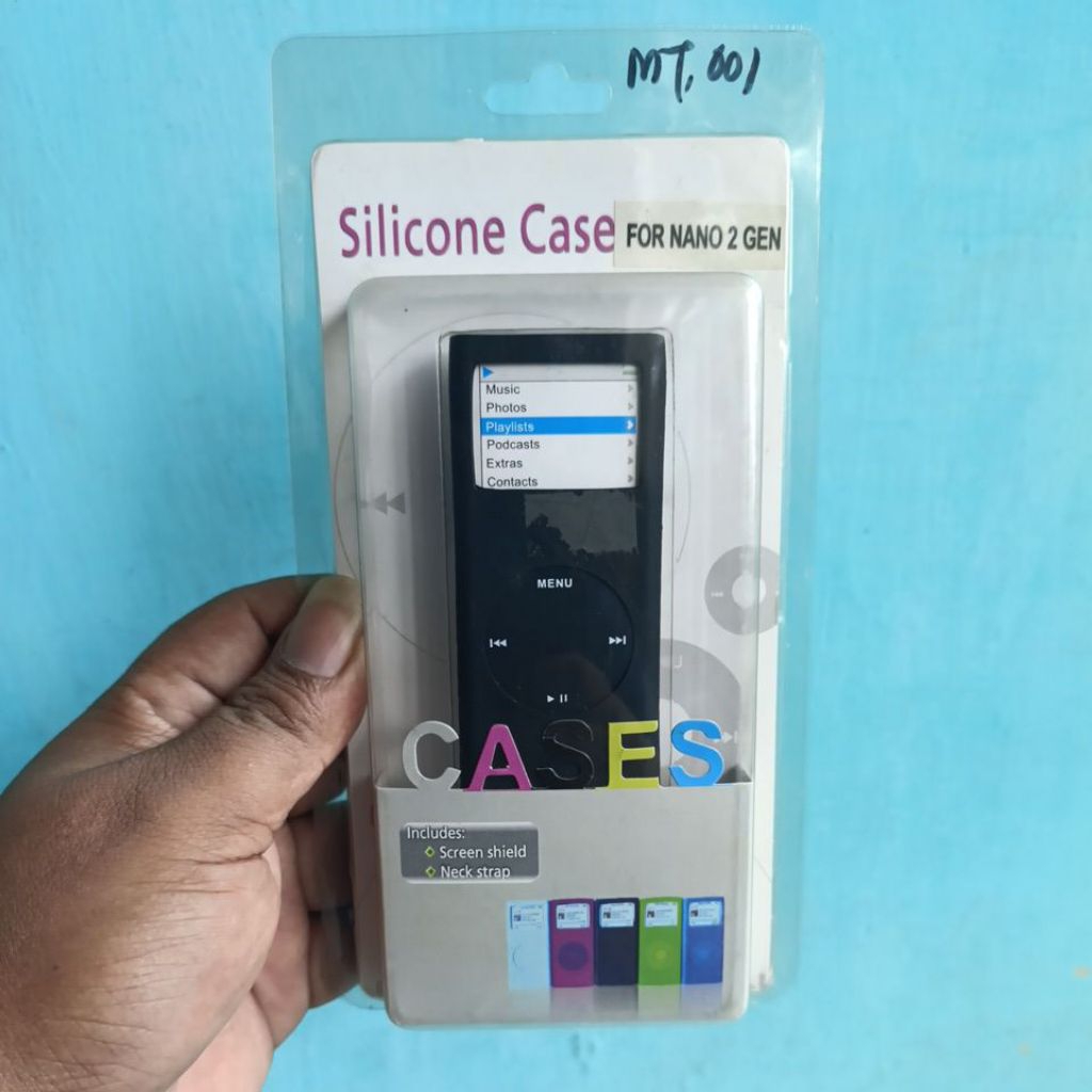 SILICON CASE IPOD NANO GEN 2 BLACK baru stock lama