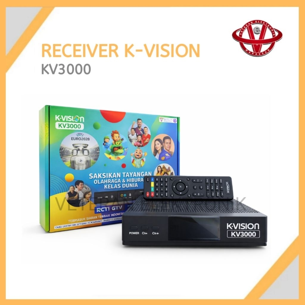 Receiver Parabola K-Vision KV3000 Set Top Box TV Satelit