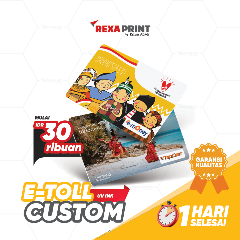 CETAK EMONEY MANDIRI | EMONEY CUSTOM / EMONEY CUSTOM