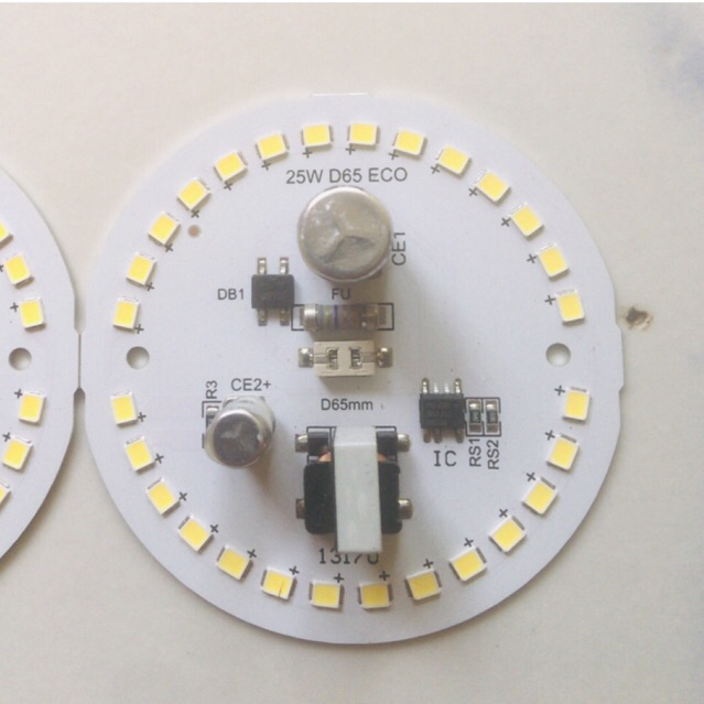 pcb led ac 25 watt d65mm 9 v