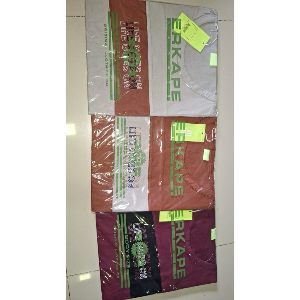 Kaos erkape remaja dewasa  M bata(ld94)