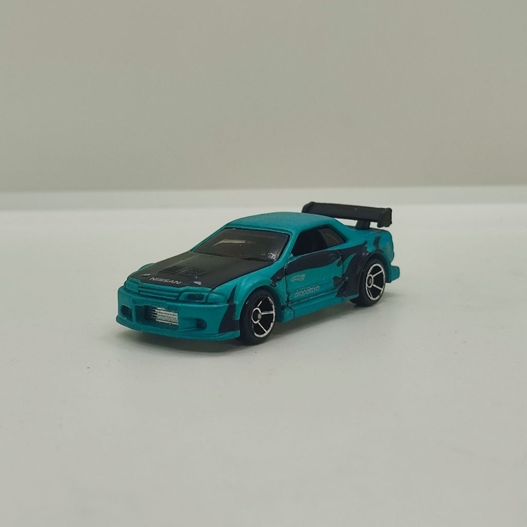 LOOSE Diecast Hot Wheels 2006 Nissan Skyline Dropstars 5/5 Metalflake Teal Collector No 060 Mainan A