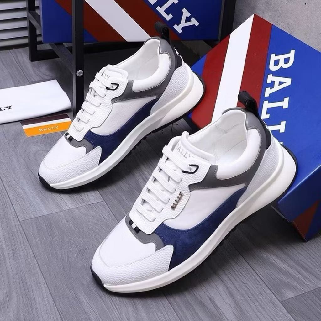 Sepatu Sneakers Bally Sporty Sepatu Sneaker Pria MIRROR Super Premium