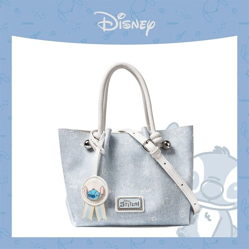 Tas Wanita Disney Original Stitch Handbag & Sling Bag Biru | Tas Fashion Wanita Premium Motif Stitch