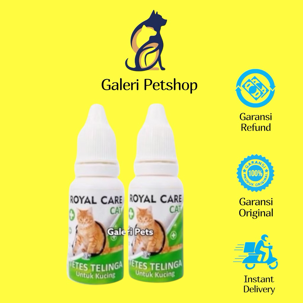 Obat Tetes Telinga Kucing Royal Care Telinga 10ml