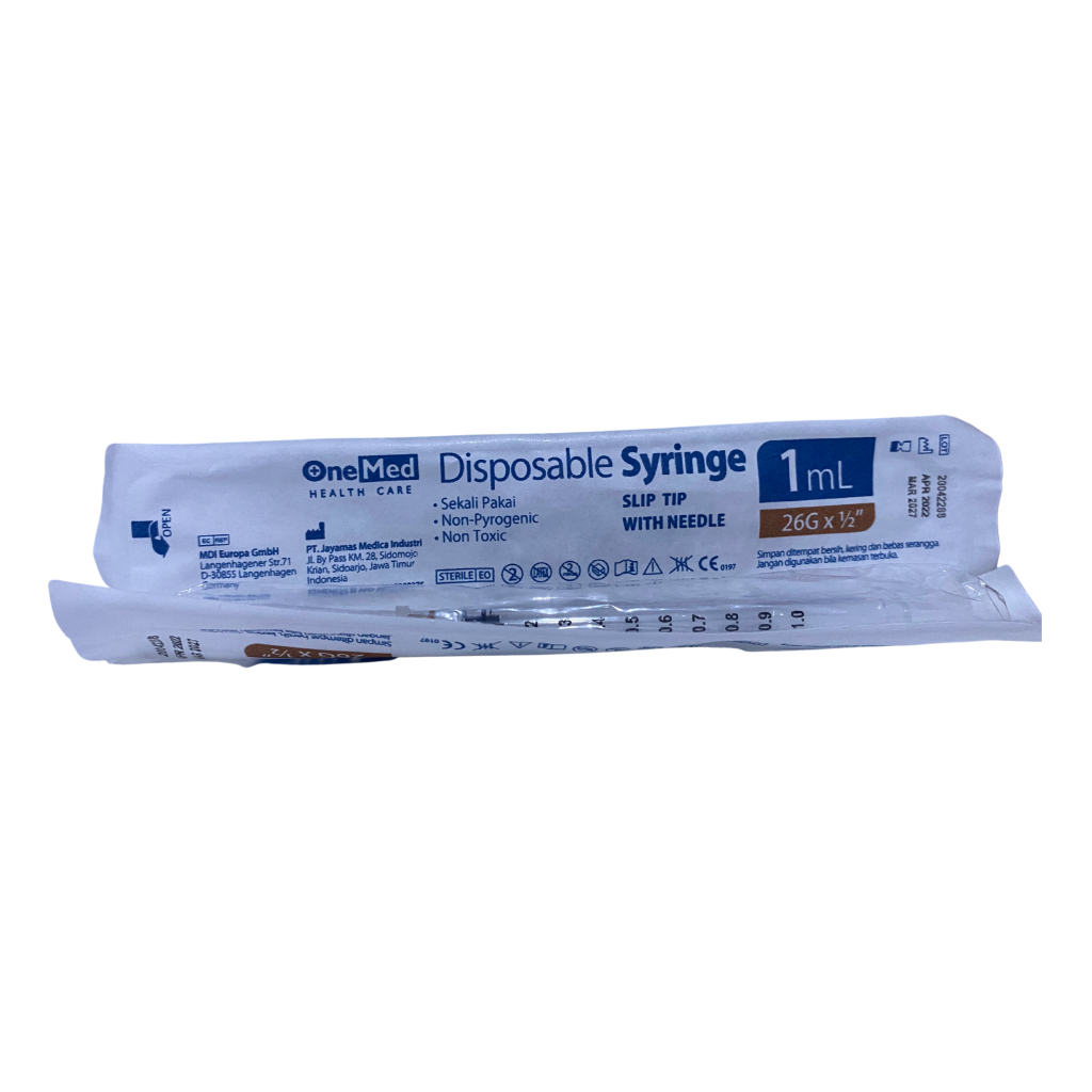 Disposable Syringe 1ml Spuit 1cc Spoit 1cc Jarum Suntik 1cc MEREK DIKIRIM SESUAI STOCK