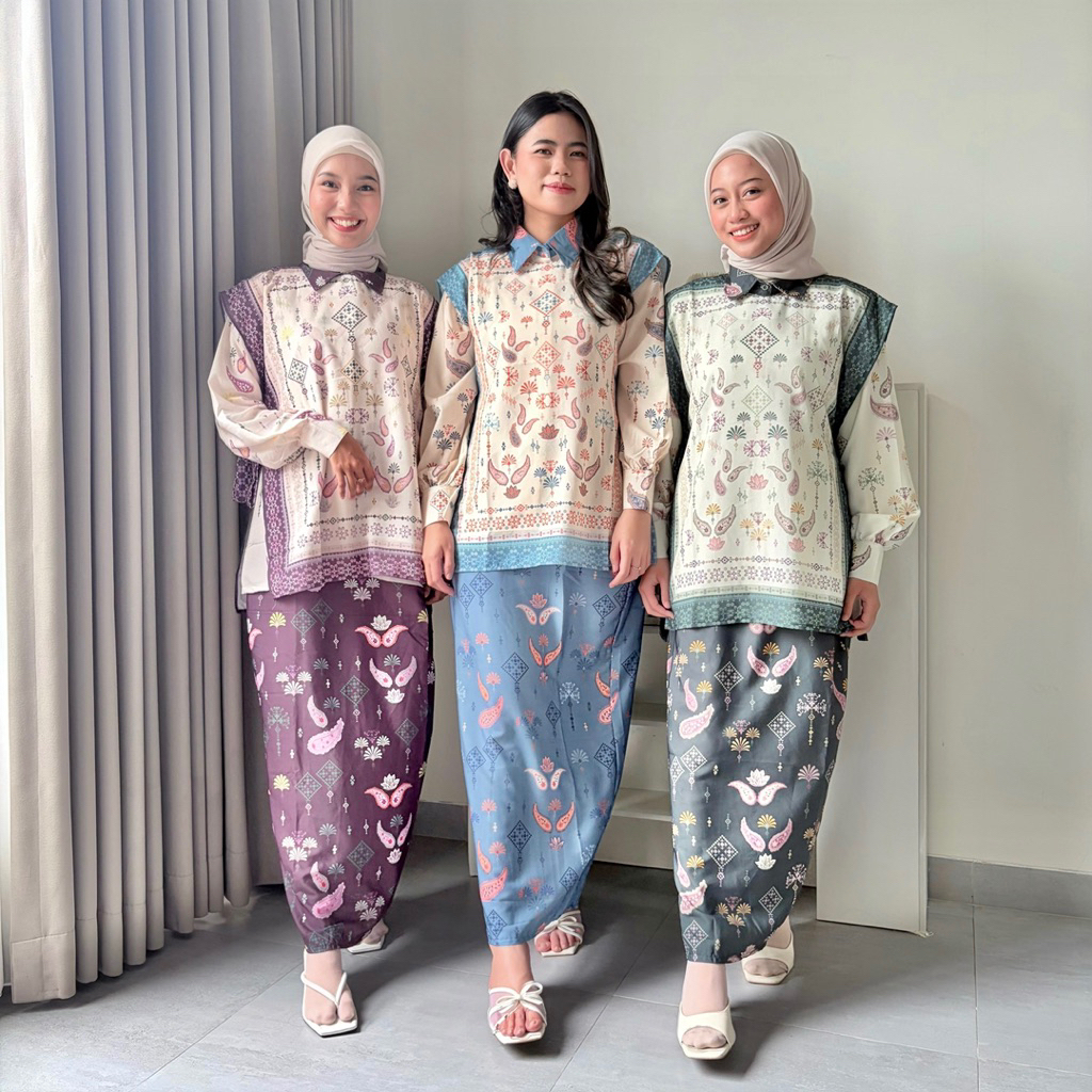 Hoolaqueen - Nazhwa Sarimbit - Baju Lebaran Keluarga - Seragam Keluarga - Couple Lebaran