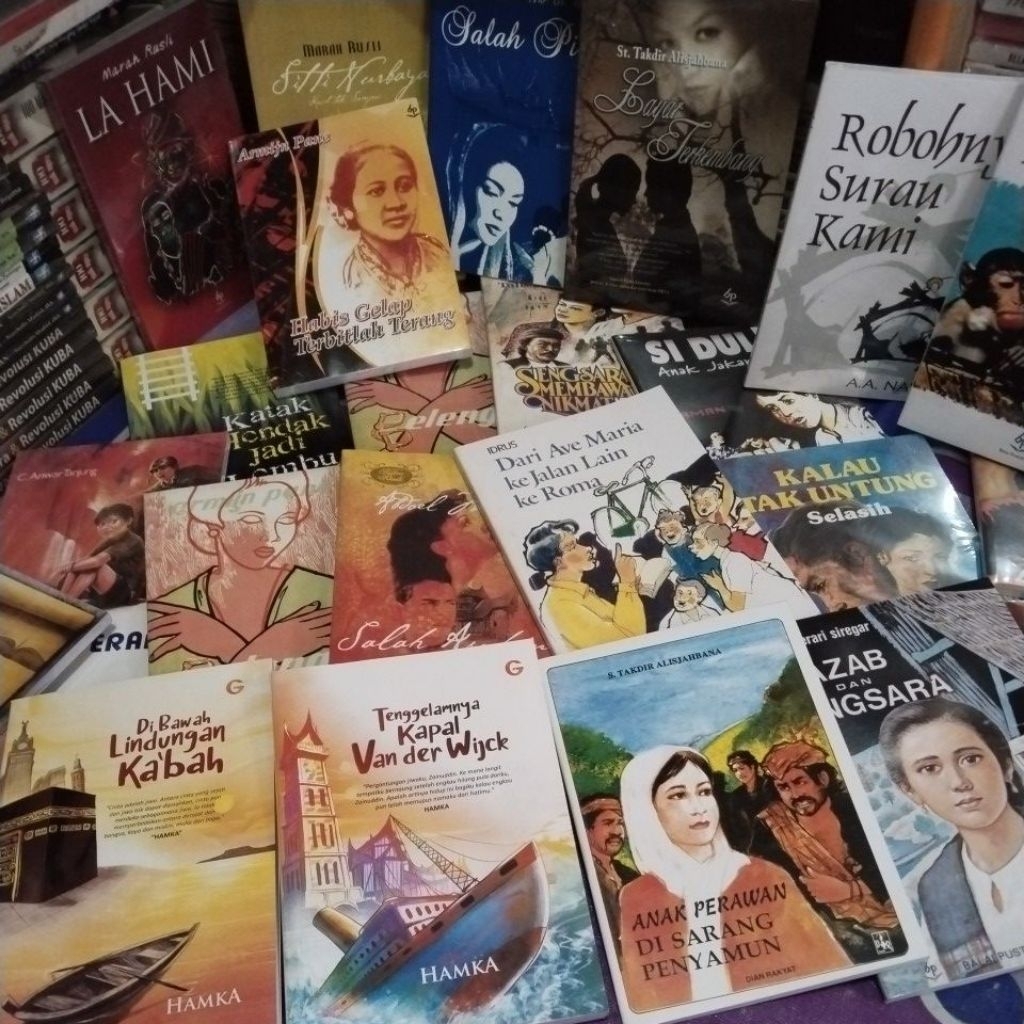 (OBRAL) NOVEL SASTRA  Klasik Indonesia Best Seller..