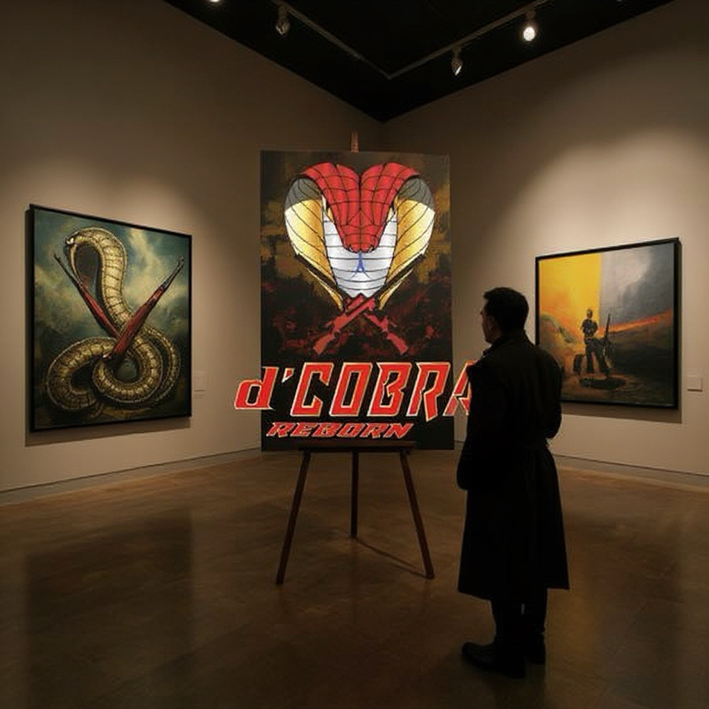 LUKISAN PAJANGAN D COBRA REBORN