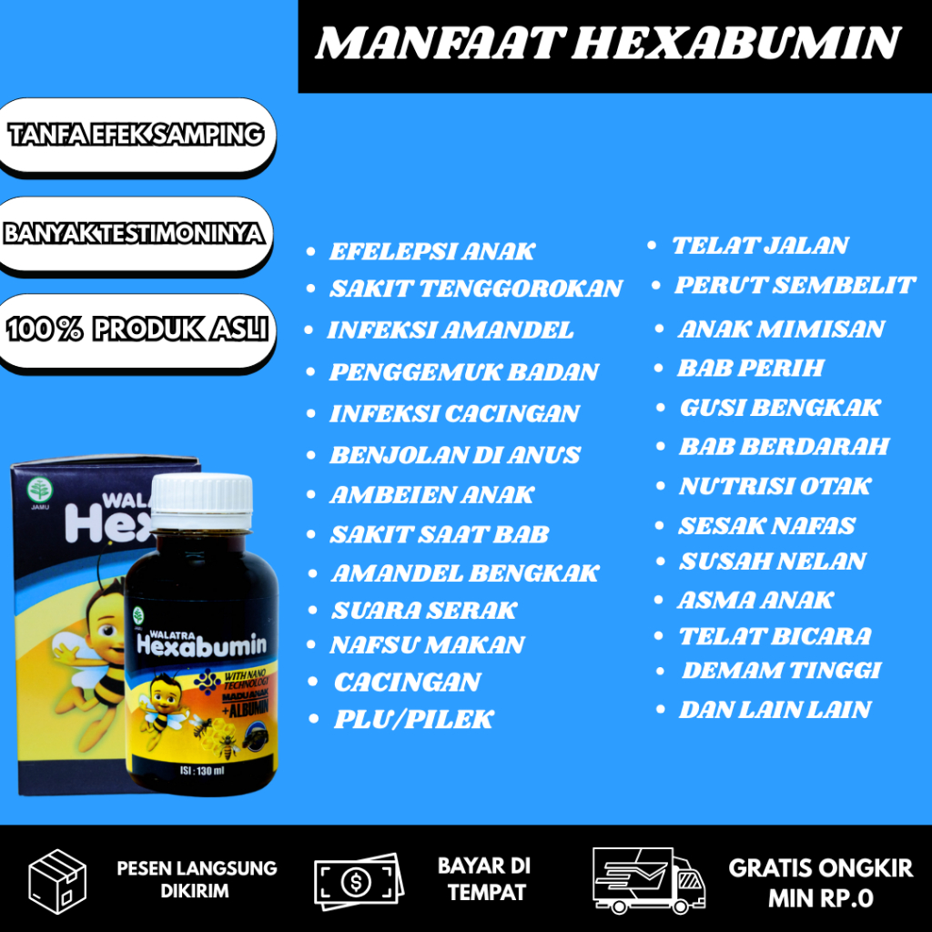 HEXABUMIN Obat Anak Sariawan di Lidah Anak Sariawan Di Bibir Di Lidah Sariawan Mulut Anak Lidah Peca