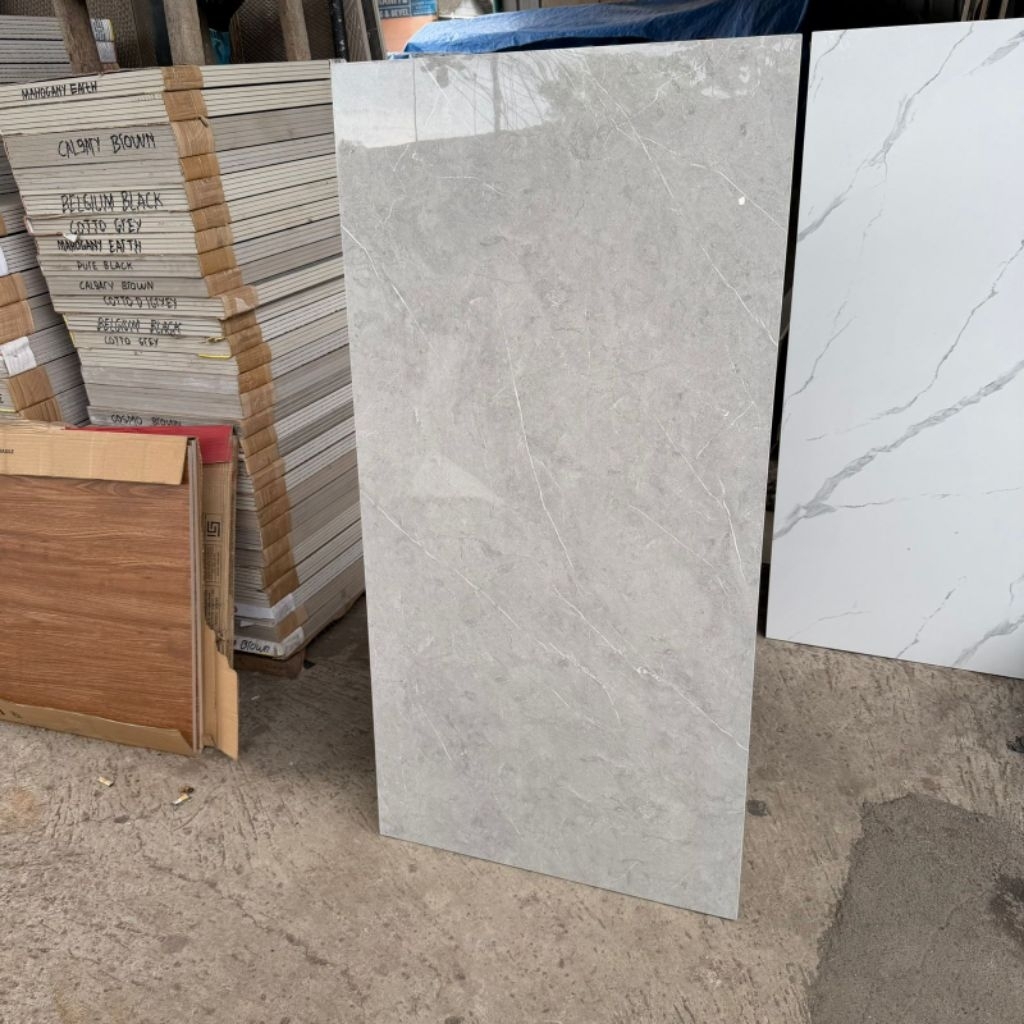 Keramik Lantai/Dingding 120x60 Marbel light grey || indogress