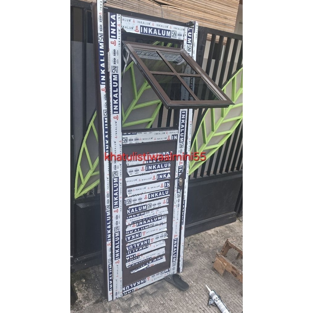 pintu aluminium  200x90