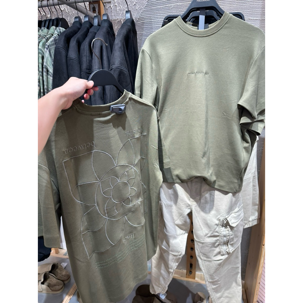 Kaos Kantong Pull and Bear Cowok