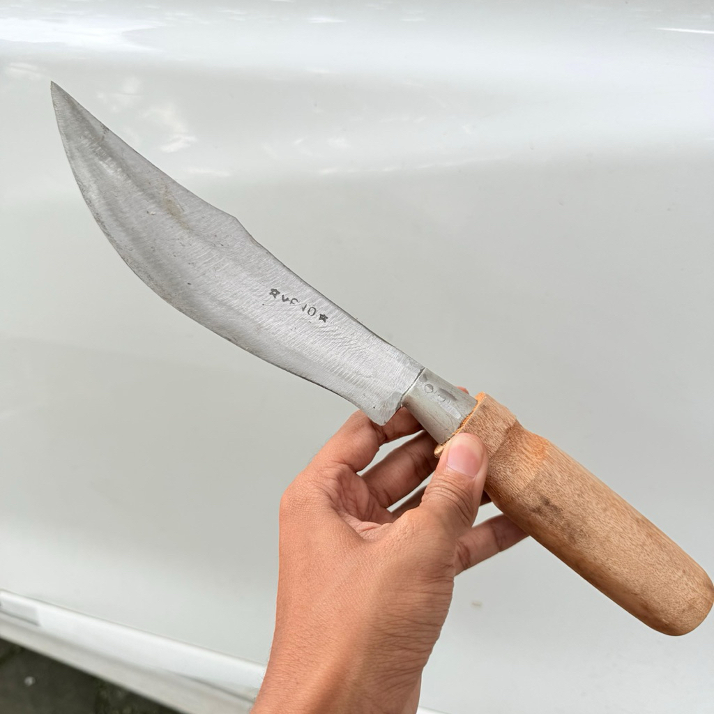 Pisau Baja asli pisau ikan daging ayam sayuran tebal