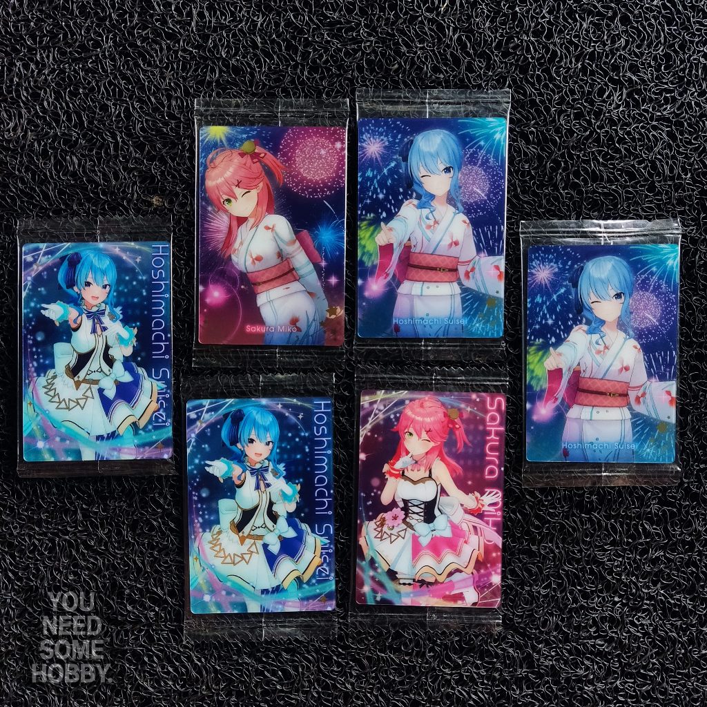 Kartu Hololive wafer card suisei micomet